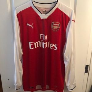 Arsenal 2016-2017 Home Long Sleeve Jersey